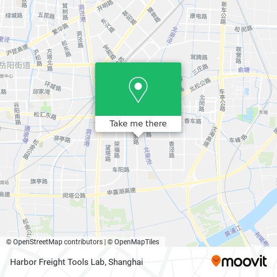 Harbor Freight Tools Lab map