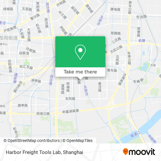 Harbor Freight Tools Lab map