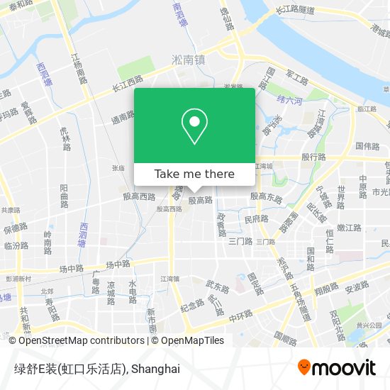 绿舒E装(虹口乐活店) map