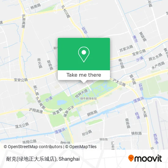 耐克(绿地正大乐城店) map