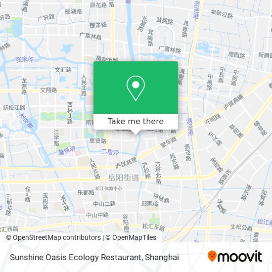 Sunshine Oasis Ecology Restaurant map