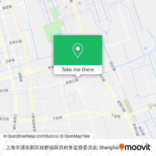 上海市浦东新区祝桥镇薛洪村务监督委员会 map
