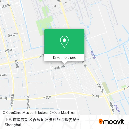 上海市浦东新区祝桥镇薛洪村务监督委员会 map