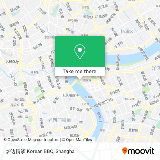 炉边情谈 Korean BBQ map