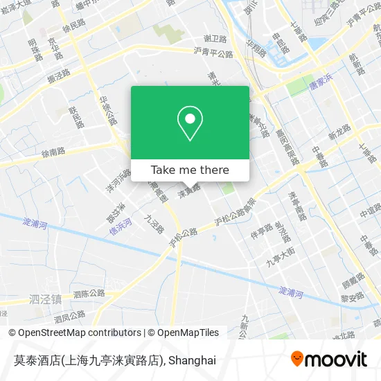 莫泰酒店(上海九亭涞寅路店) map