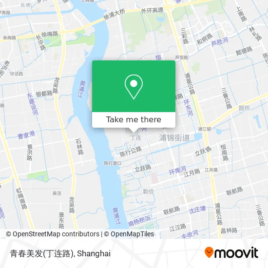 青春美发(丁连路) map
