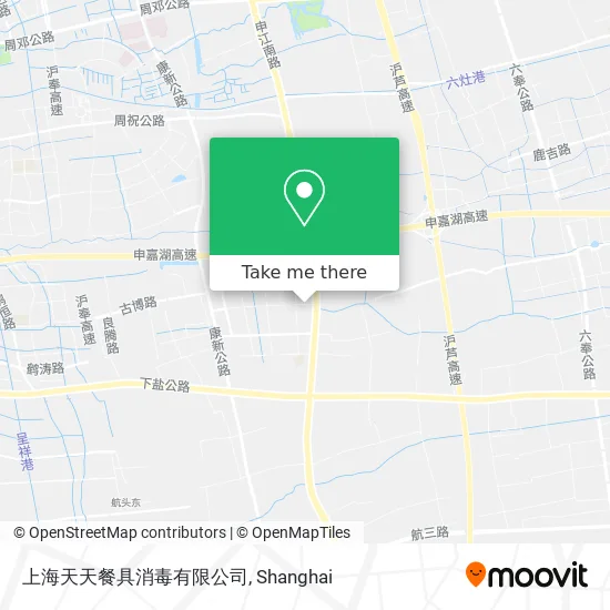 上海天天餐具消毒有限公司 map