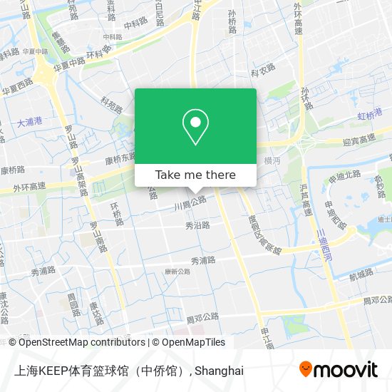 上海KEEP体育篮球馆（中侨馆） map
