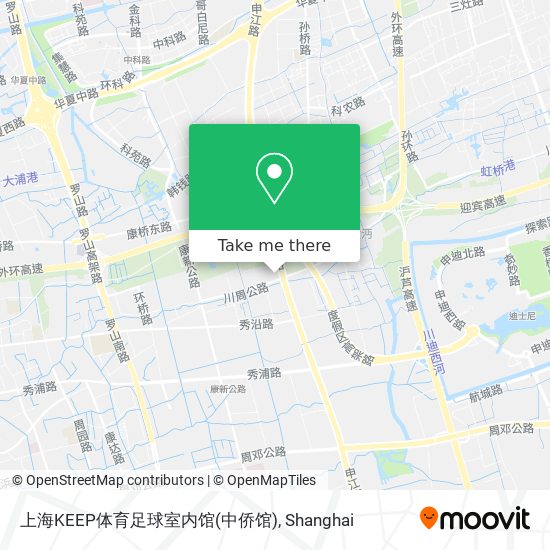 上海KEEP体育足球室内馆(中侨馆) map