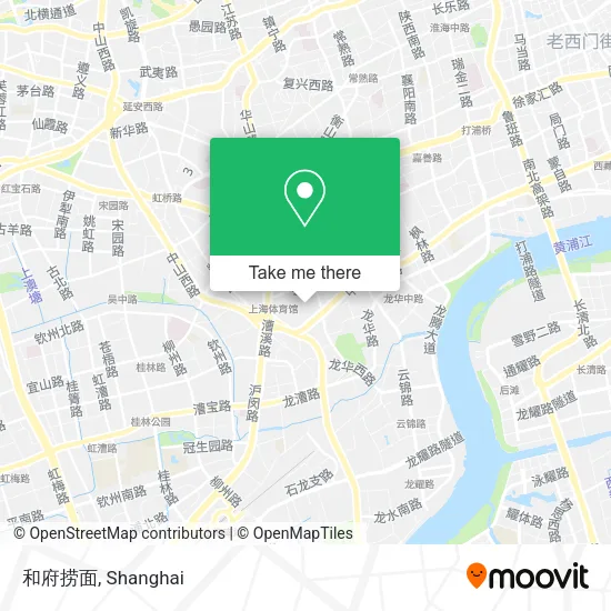 和府捞面 map