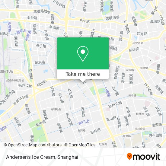 Andersen's Ice Cream map