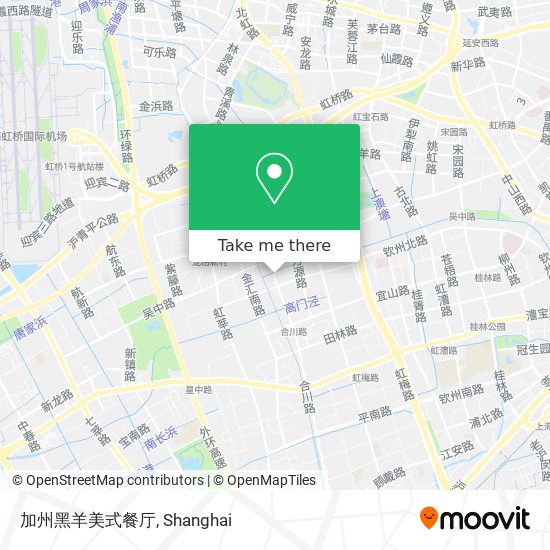 加州黑羊美式餐厅 map