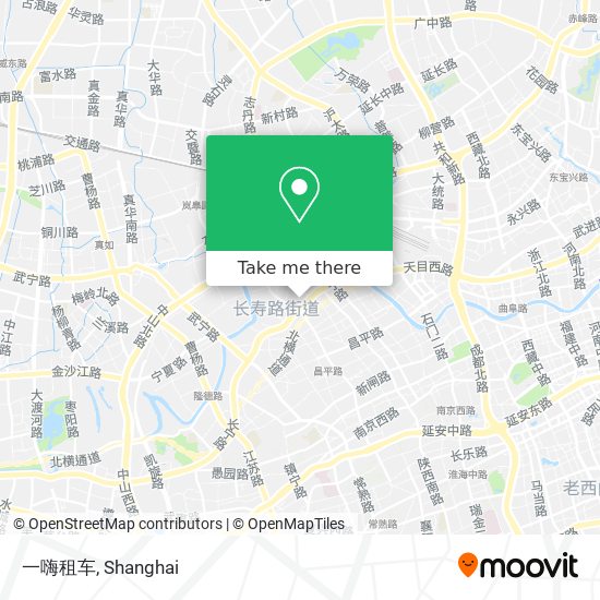 一嗨租车 map