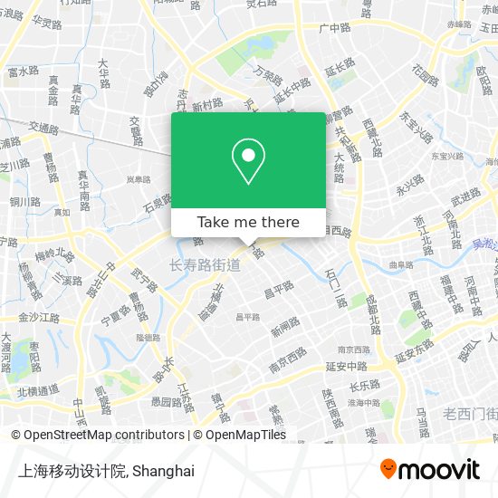 上海移动设计院 map