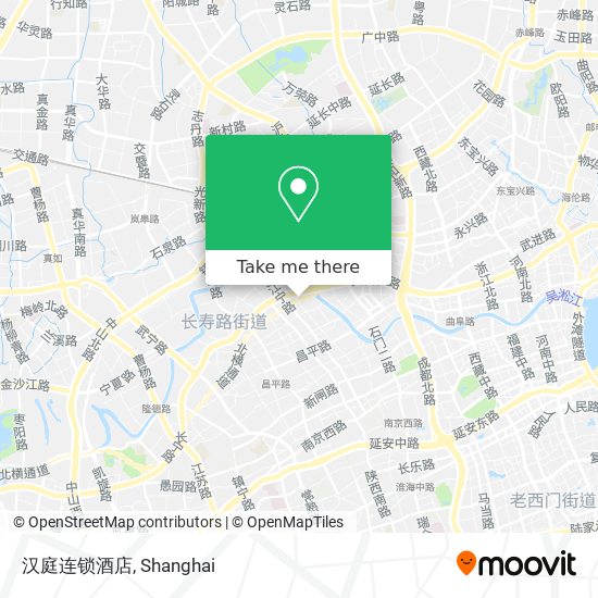 汉庭连锁酒店 map
