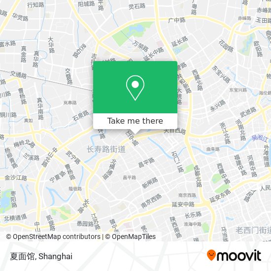 夏面馆 map
