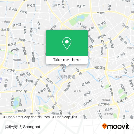 尚轩美甲 map