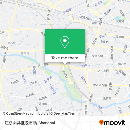 江桥肉类批发市场 map