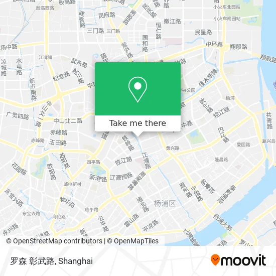 罗森 彰武路 map