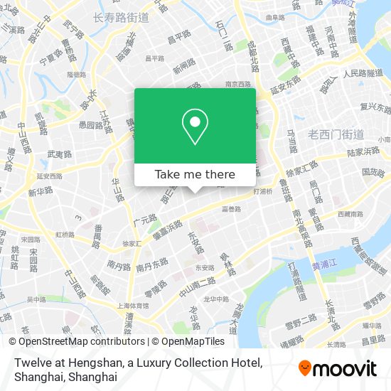 Twelve at Hengshan, a Luxury Collection Hotel, Shanghai map
