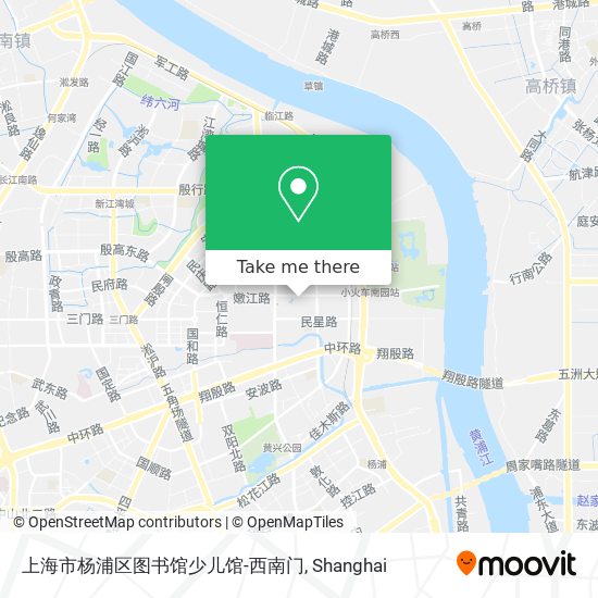 上海市杨浦区图书馆少儿馆-西南门 map