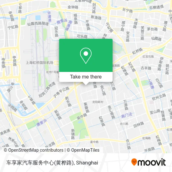 车享家汽车服务中心(黄桦路) map
