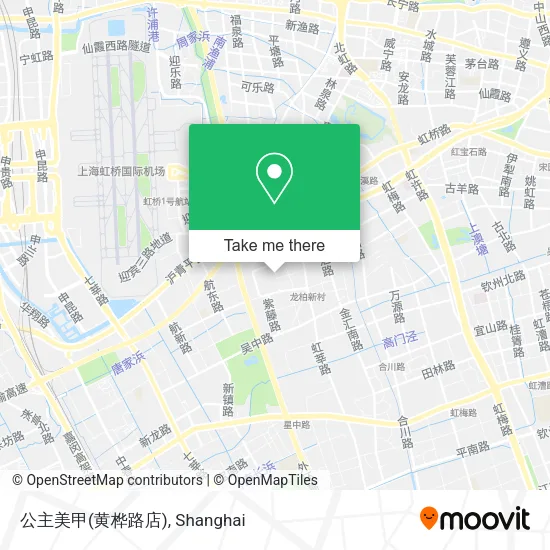 公主美甲(黄桦路店) map