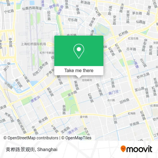 黄桦路景观街 map