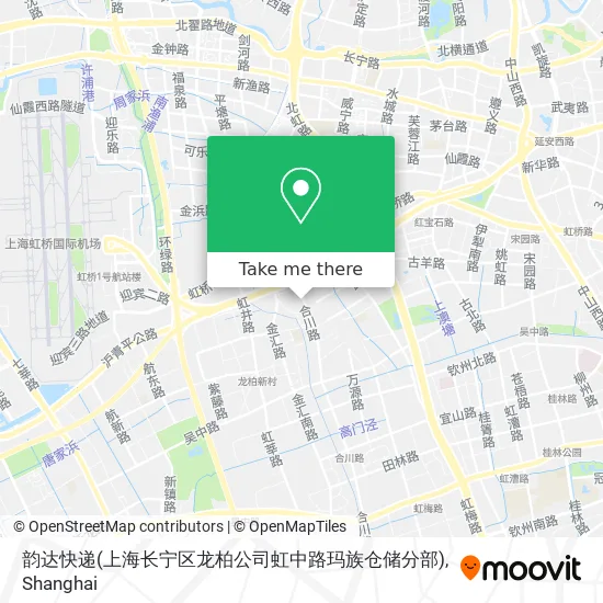 韵达快递(上海长宁区龙柏公司虹中路玛族仓储分部) map