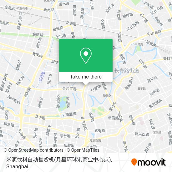 米源饮料自动售货机(月星环球港商业中心点) map