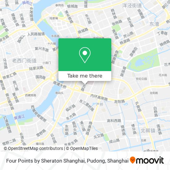 Four Points by Sheraton Shanghai, Pudong map