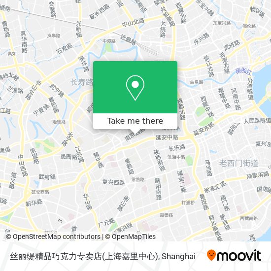 丝丽缇精品巧克力专卖店(上海嘉里中心) map