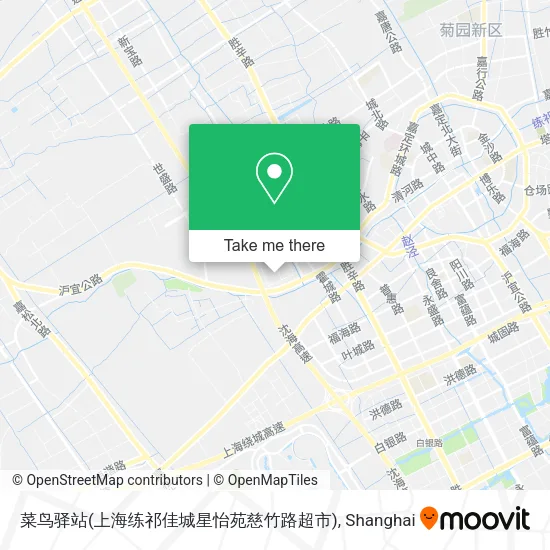 菜鸟驿站(上海练祁佳城星怡苑慈竹路超市) map