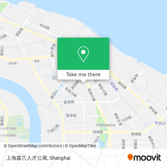 上海森兰人才公寓 map