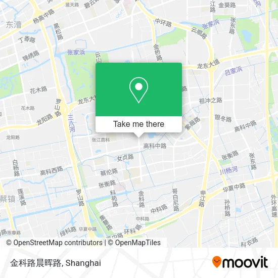 金科路晨晖路 map