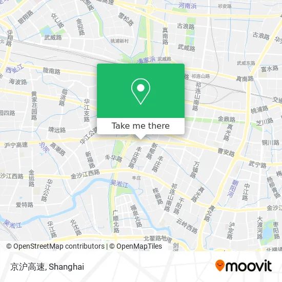京沪高速 map