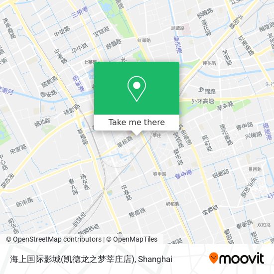 海上国际影城(凯德龙之梦莘庄店) map