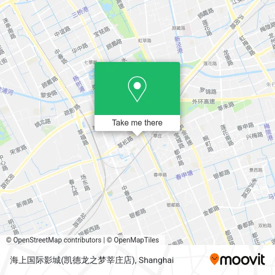 海上国际影城(凯德龙之梦莘庄店) map