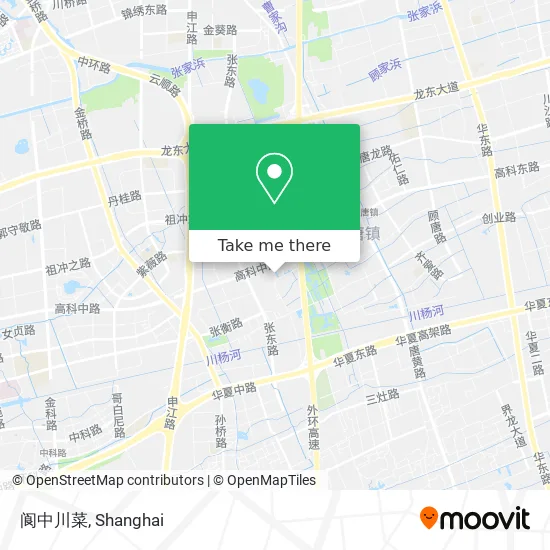 阆中川菜 map