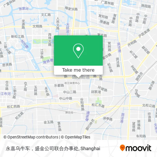 永嘉乌牛车，盛金公司联合办事处 map