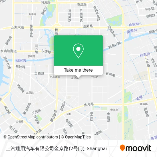 上汽通用汽车有限公司金京路(2号门) map