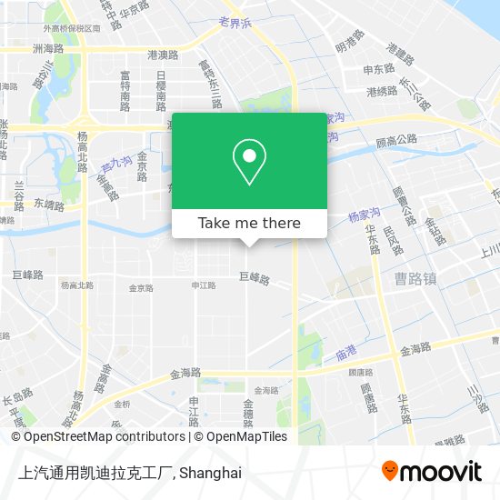 上汽通用凯迪拉克工厂 map