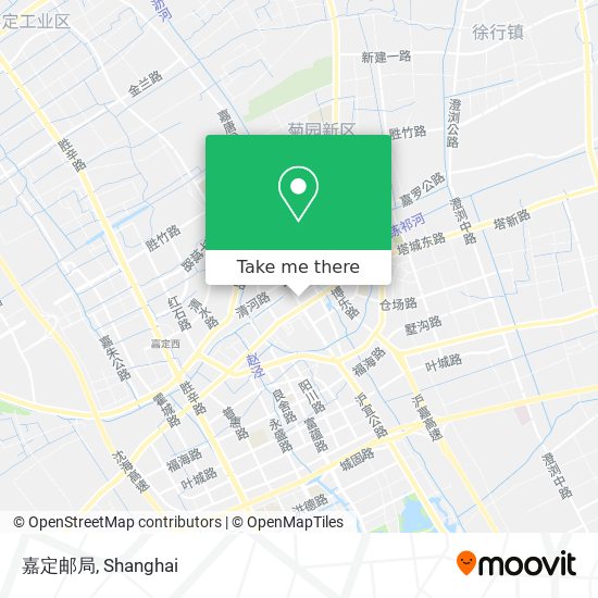 嘉定邮局 map