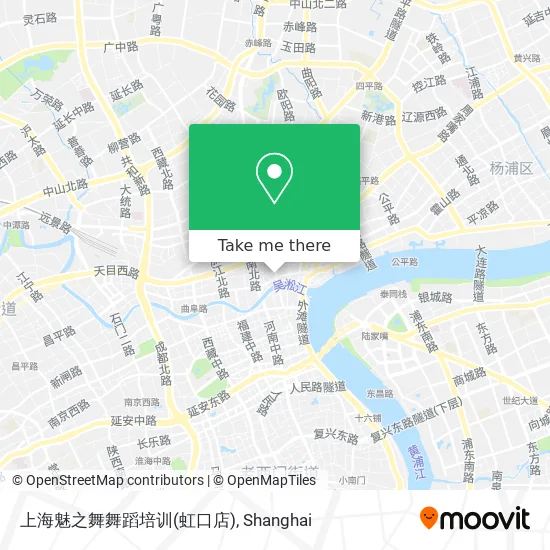 上海魅之舞舞蹈培训(虹口店) map