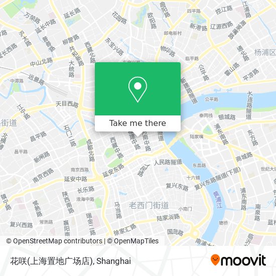 花咲(上海置地广场店) map