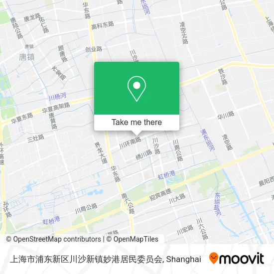上海市浦东新区川沙新镇妙港居民委员会 map