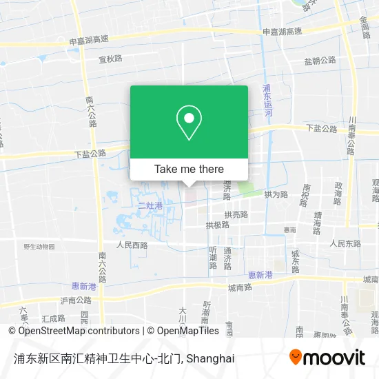 浦东新区南汇精神卫生中心-北门 map