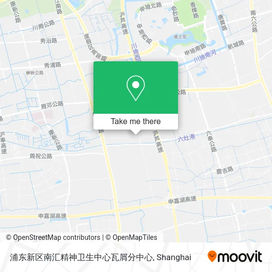 浦东新区南汇精神卫生中心瓦屑分中心 map