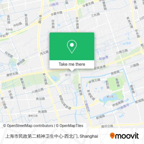 上海市民政第二精神卫生中心-西北门 map