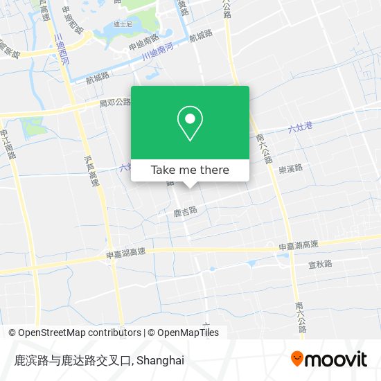 鹿滨路与鹿达路交叉口 map